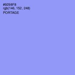 #9298F8 - Portage Color Image