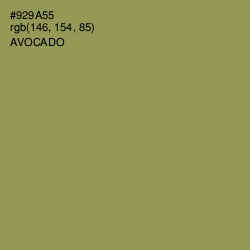 #929A55 - Avocado Color Image