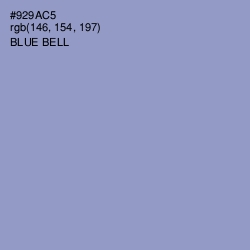 #929AC5 - Blue Bell Color Image