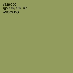 #929C5C - Avocado Color Image