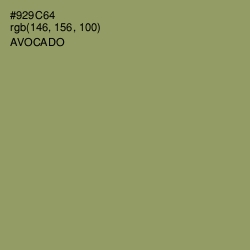 #929C64 - Avocado Color Image