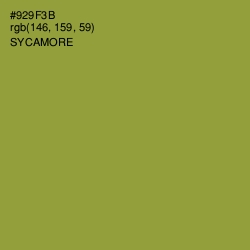 #929F3B - Sycamore Color Image