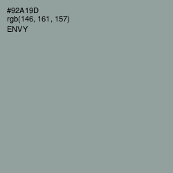 #92A19D - Envy Color Image