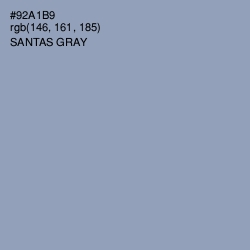 #92A1B9 - Santas Gray Color Image