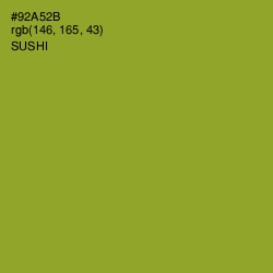 #92A52B - Sushi Color Image