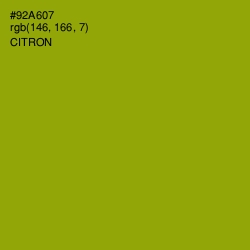 #92A607 - Citron Color Image