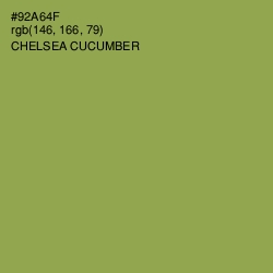 #92A64F - Chelsea Cucumber Color Image