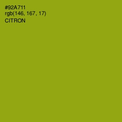 #92A711 - Citron Color Image