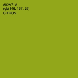 #92A71A - Citron Color Image