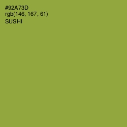 #92A73D - Sushi Color Image