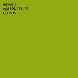 #92A911 - Citron Color Image