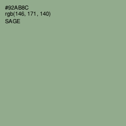 #92AB8C - Sage Color Image