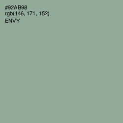 #92AB98 - Envy Color Image