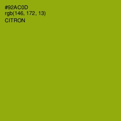 #92AC0D - Citron Color Image