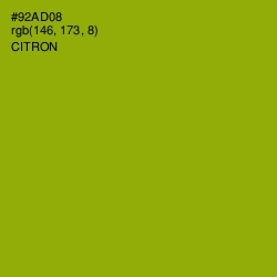 #92AD08 - Citron Color Image