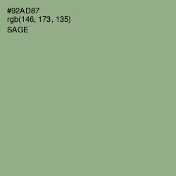 #92AD87 - Sage Color Image