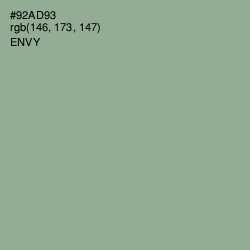 #92AD93 - Envy Color Image