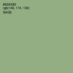 #92AE82 - Sage Color Image