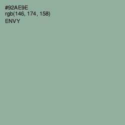 #92AE9E - Envy Color Image