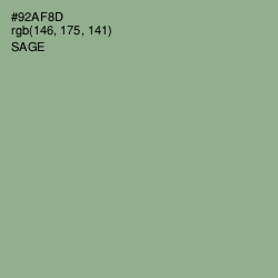 #92AF8D - Sage Color Image