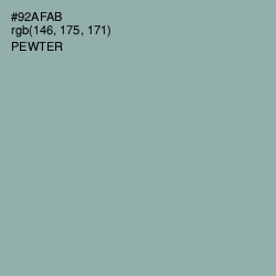 #92AFAB - Pewter Color Image