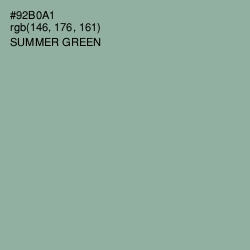 #92B0A1 - Summer Green Color Image