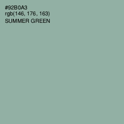 #92B0A3 - Summer Green Color Image