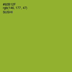 #92B12F - Sushi Color Image