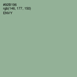 #92B196 - Envy Color Image