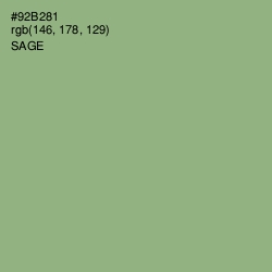 #92B281 - Sage Color Image