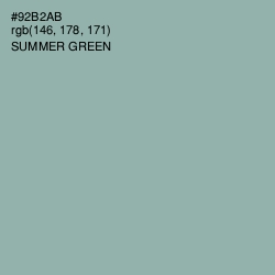 #92B2AB - Summer Green Color Image