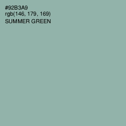 #92B3A9 - Summer Green Color Image