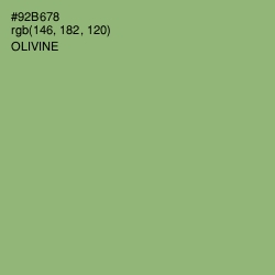 #92B678 - Olivine Color Image