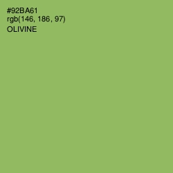 #92BA61 - Olivine Color Image