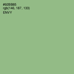 #92BB85 - Envy Color Image