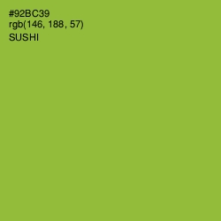 #92BC39 - Sushi Color Image