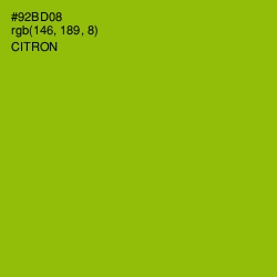 #92BD08 - Citron Color Image
