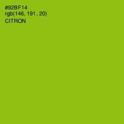 #92BF14 - Citron Color Image
