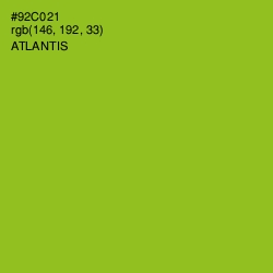#92C021 - Atlantis Color Image