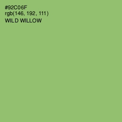 #92C06F - Wild Willow Color Image