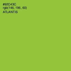 #92C43C - Atlantis Color Image