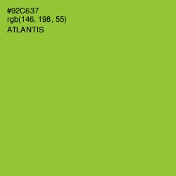 #92C637 - Atlantis Color Image