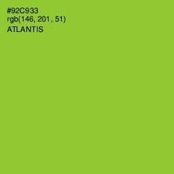 #92C933 - Atlantis Color Image