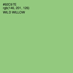 #92C97E - Wild Willow Color Image