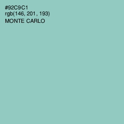 #92C9C1 - Monte Carlo Color Image