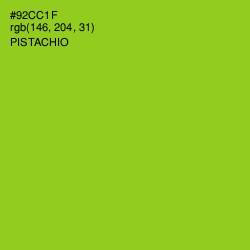 #92CC1F - Pistachio Color Image