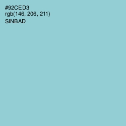 #92CED3 - Sinbad Color Image