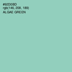 #92D0BD - Algae Green Color Image