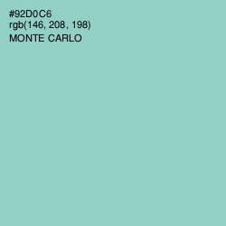 #92D0C6 - Monte Carlo Color Image