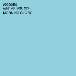 #92D0E0 - Morning Glory Color Image